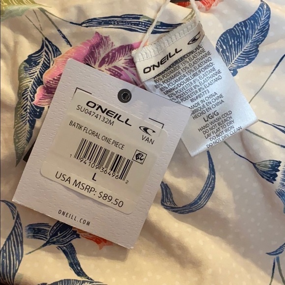 O’NEILL Batik Floral Cheeky One Piece Swimsuit - Picture 7 of 7